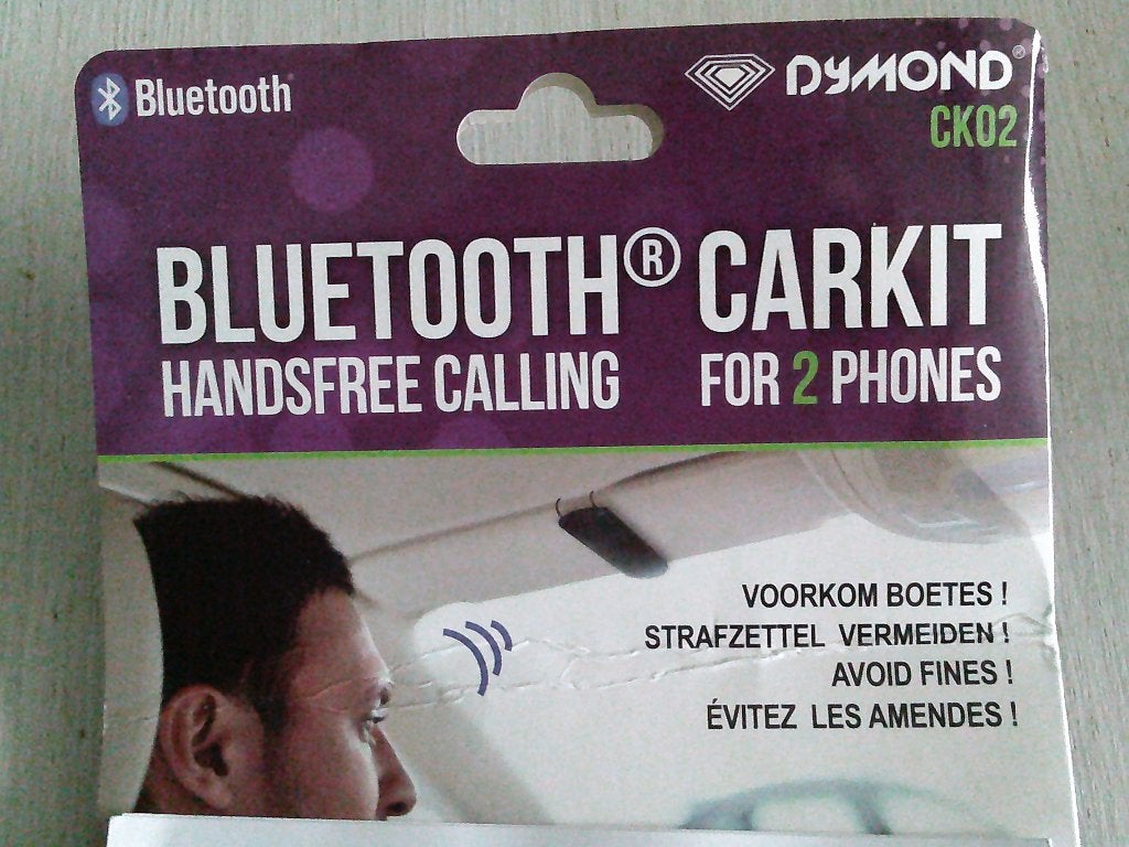 nieuw DYMOND CK02 Carkit handsfree telefoon -GRATIS zend, Verzenden, Nieuw