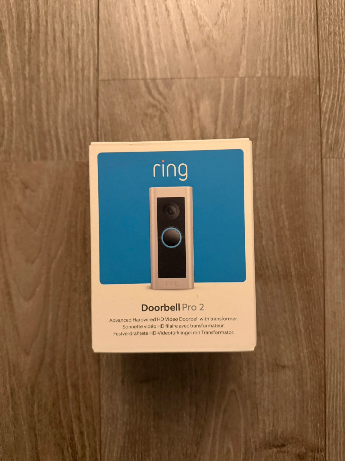 Ring Video Doorbell Pro 2 | Bedraad | Satin Nickel, Ring, Ingebouwde camera, Nieuw, Ophalen of Verzenden
