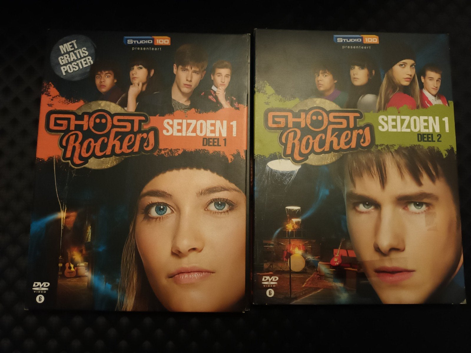 4 dvds Ghost Rockers seizoen 1, Alle leeftijden, Ophalen of Verzenden, Zo goed als nieuw, Stand-up of Theatershow