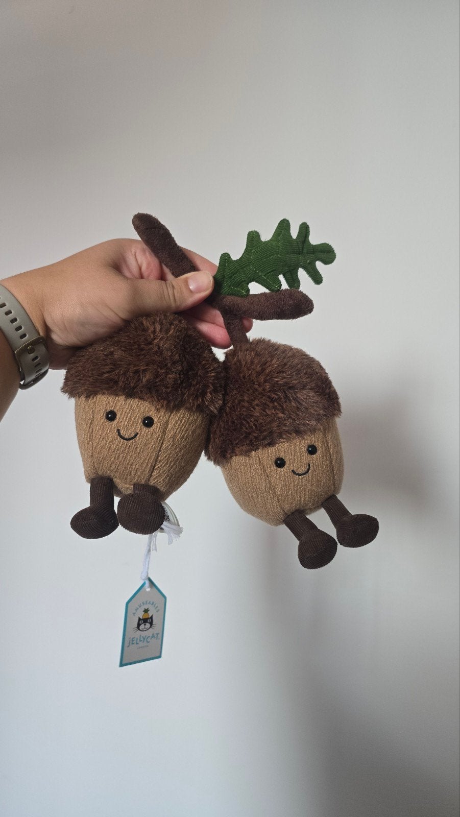 Jellycat Amuseable Eikels Ort & Tum, Jellycat, Overige karakters, Overige typen, Nieuw