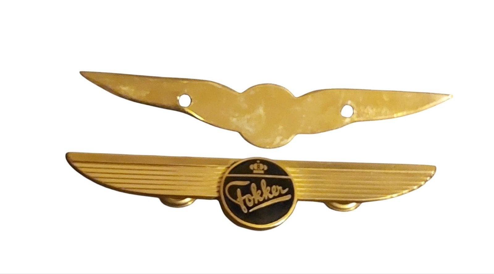 Fokker speld, Verzamelen, Ophalen of Verzenden, Gebruikt, Patch, Badge of Embleem