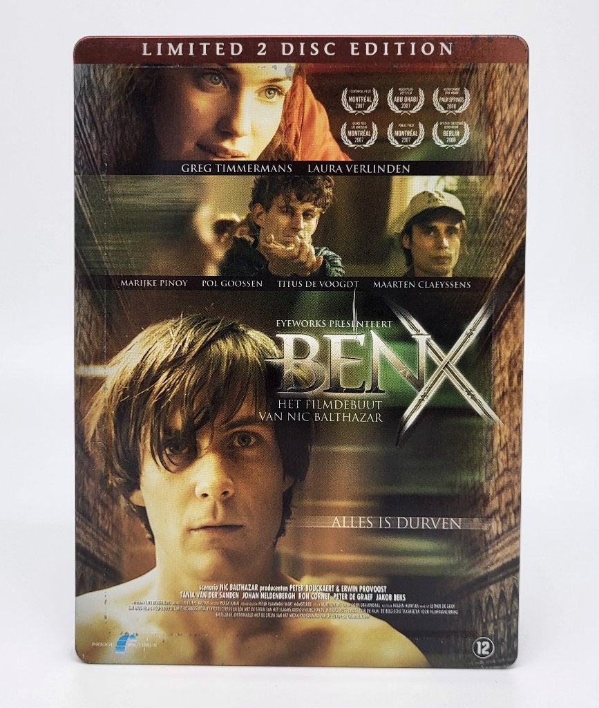 Ben X - Steelbook DVD, Vanaf 12 jaar, Verzenden, Gebruikt, Actie