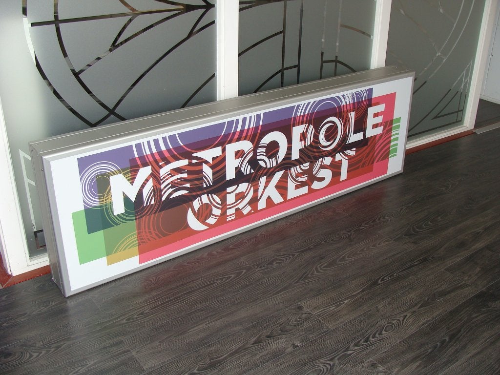 lichtbak nieuw groot 3000x500x120mm, Verzamelen, Merken en Reclamevoorwerpen, Verzenden, Nieuw, Reclamebord
