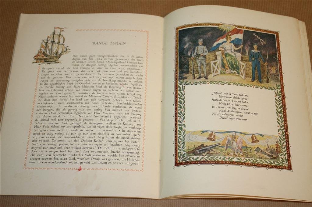 Gedenkschrift Wilhelmina 40 jarig jubileum 1898-1938., Gebruikt, N.v.t., N.v.t., Ophalen of Verzenden