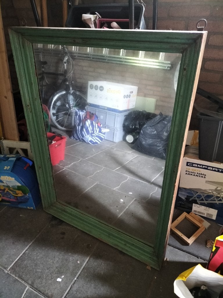 Spiegel, Huis en Inrichting, Ophalen, Gebruikt, 100 tot 150 cm, 75 tot 100 cm