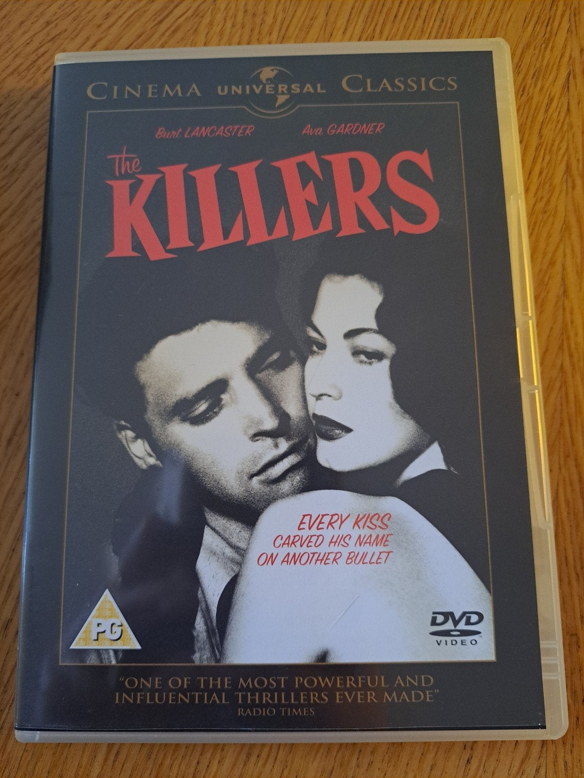 The Killers DVD - Burt Lancaster, Cd's en Dvd's, Dvd's | Klassiekers, Vanaf 16 jaar, Ophalen of Verzenden, Zo goed als nieuw