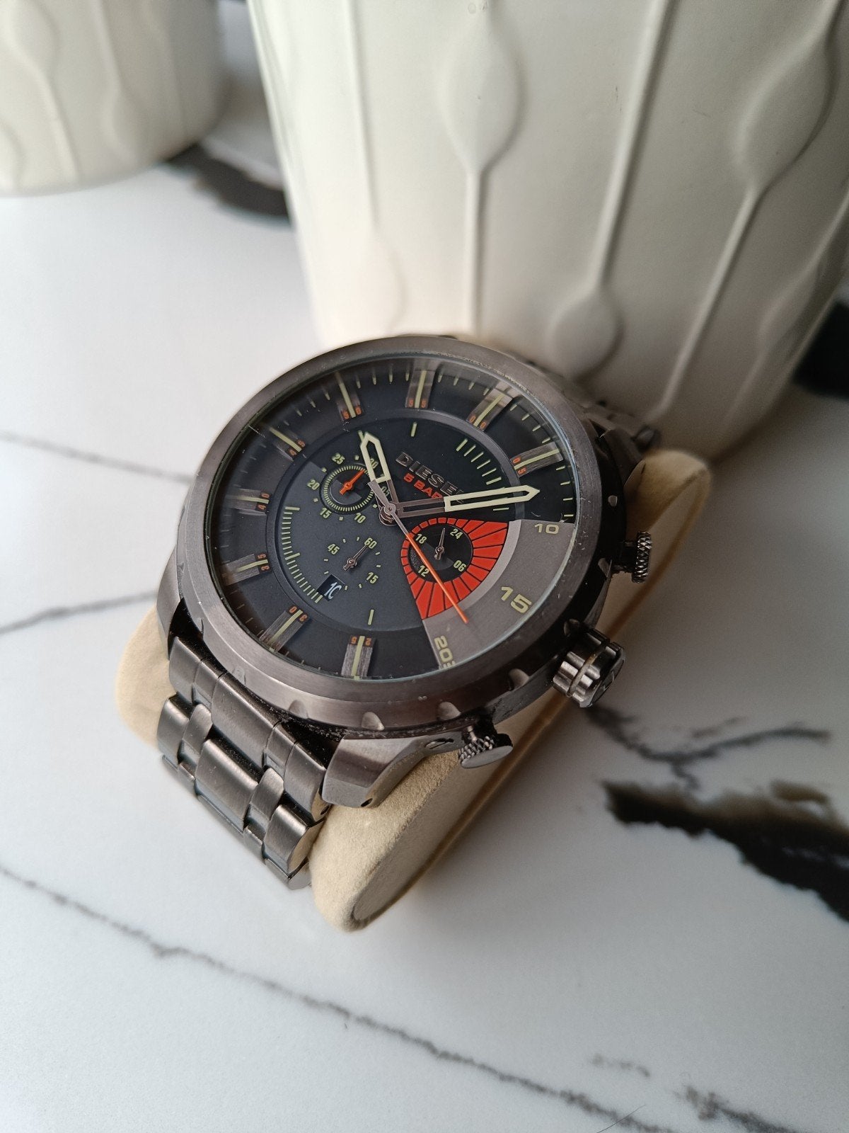 Diesel Stronghold horloge, model DZ4348., Diesel, IOS, Ophalen of Verzenden, Zo goed als nieuw