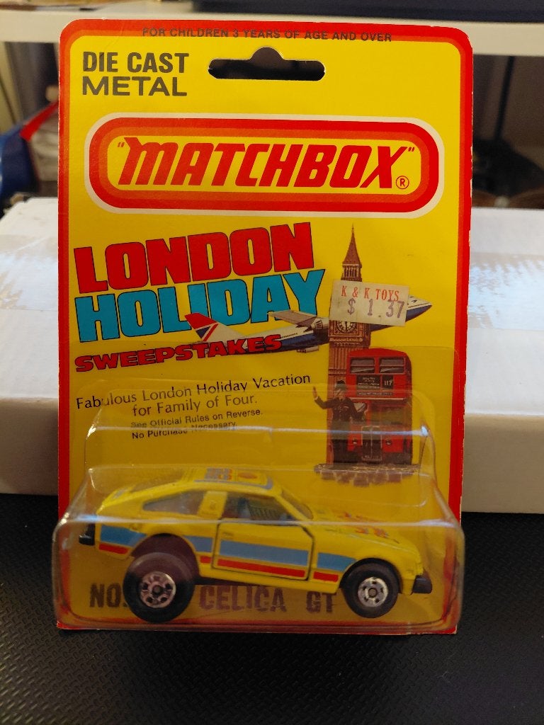 Matchbox 25 Toyota Celica, Ophalen of Verzenden, Zo goed als nieuw, Auto