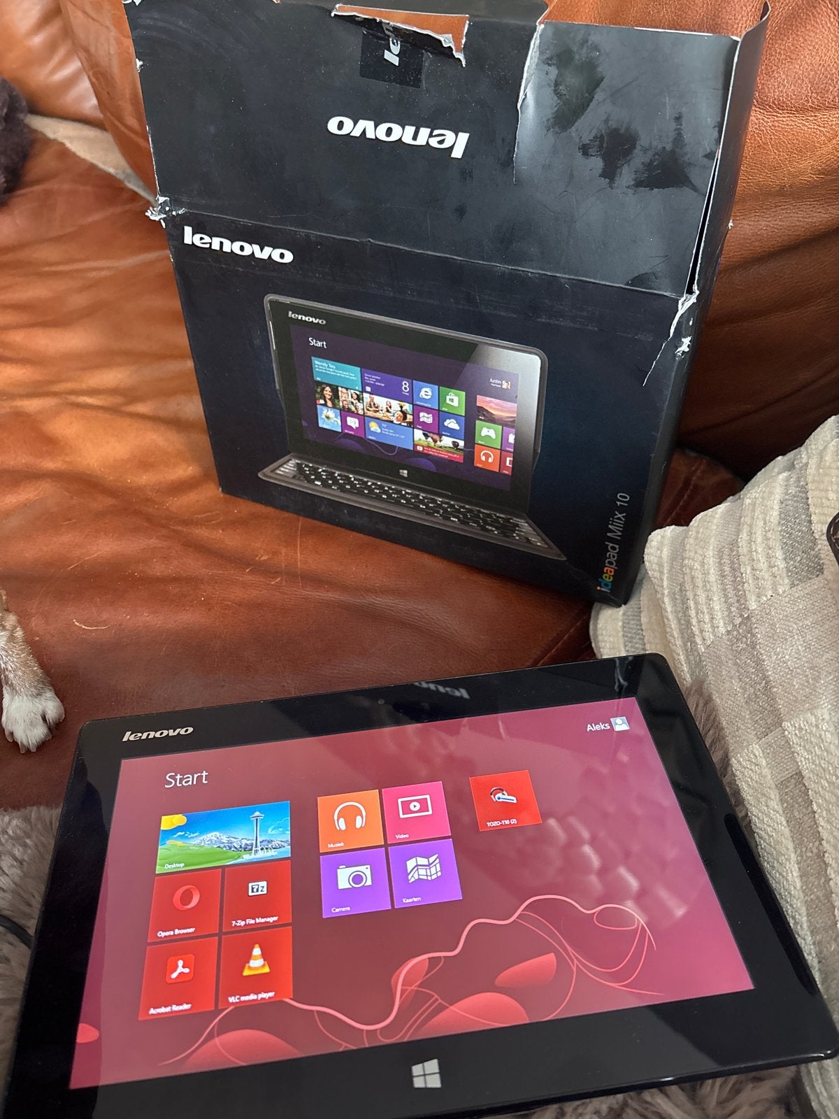Lenovo IdeaPad Miix 10 tablet - Goede staat, laad op, Ophalen of Verzenden, Gebruikt, 10 inch, 16 GB