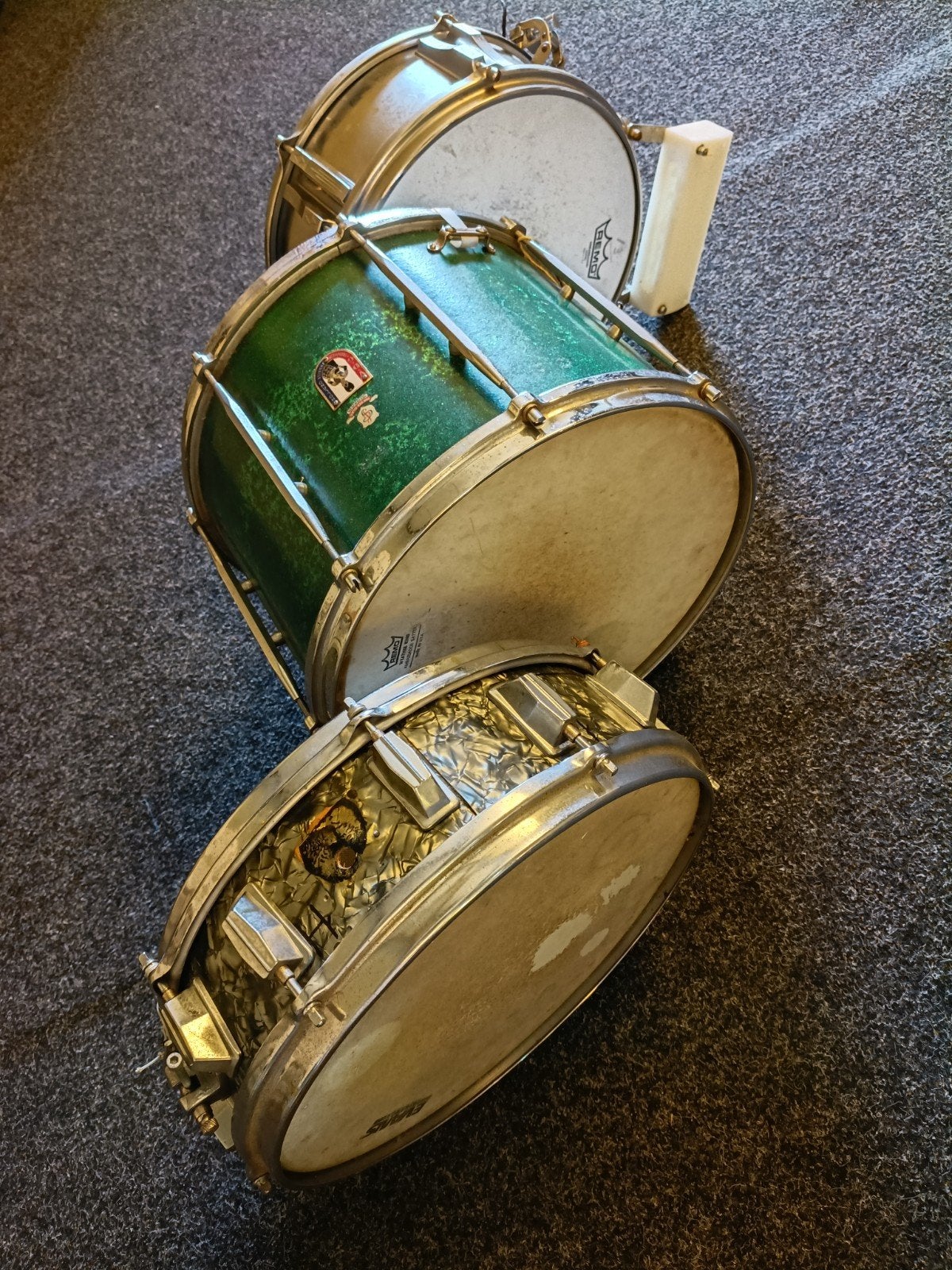 diverse snare drums en floor tom, Ophalen, Gebruikt, Overige merken