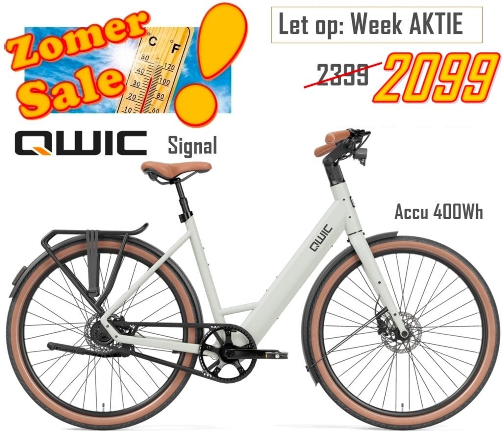 Qwic Signal Trendy Urban E-Bike € 2399 Nu € 2099, Ophalen, Qwic, Nieuw, 51 tot 55 cm