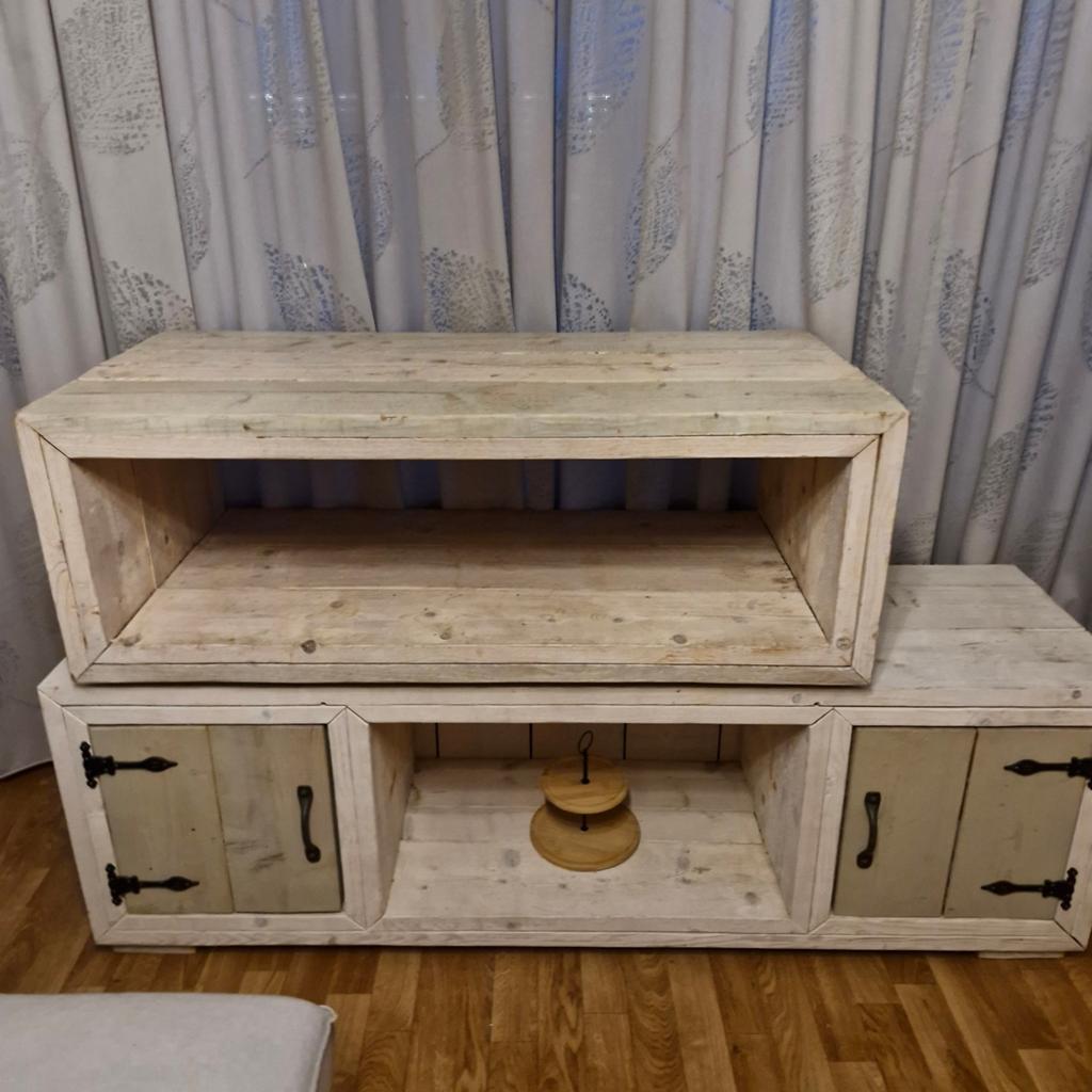 Tv meubel en salontafel., Ophalen, 100 tot 150 cm, Zo goed als nieuw, Minder dan 100 cm