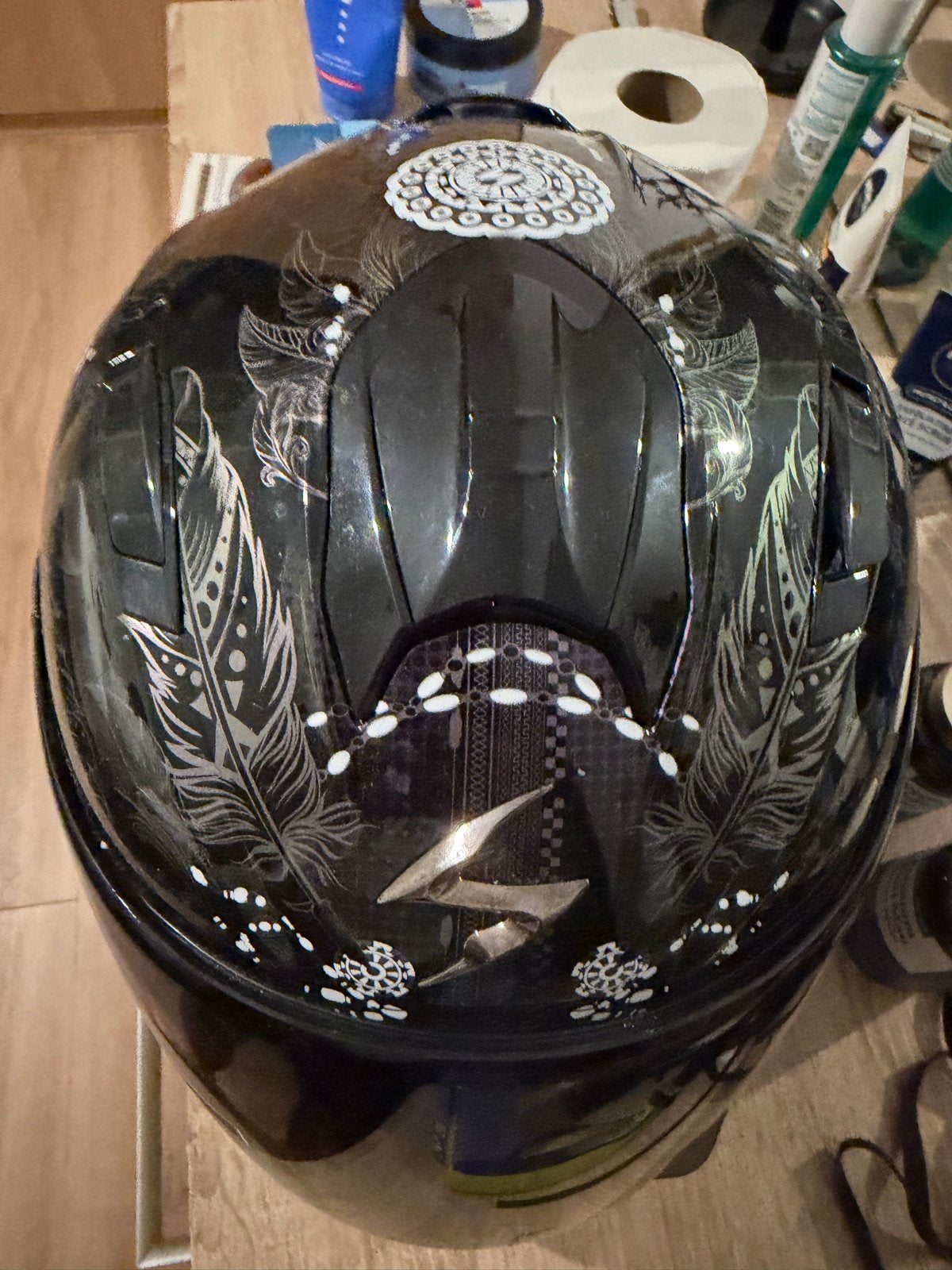 Scorpion EXO-491 motorhelm maat M met intercom, Overige merken, M, Ophalen of Verzenden, Integraalhelm