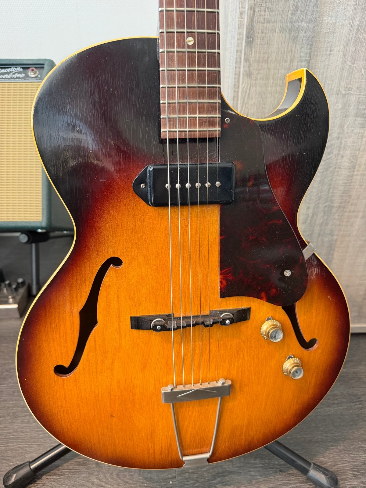 Gibson ES-125TC 1961 Hollow Body Gitaar, Muziek en Instrumenten, Ophalen, Gebruikt, Hollow body, Gibson
