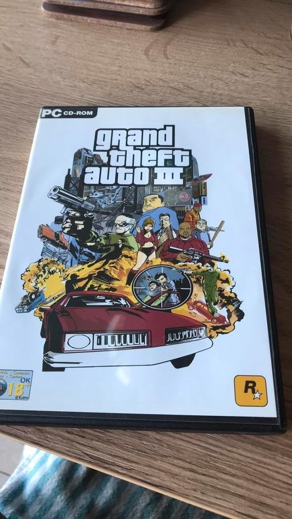 Grand treft auto 3 pc cd rom, 1 speler, Ophalen of Verzenden, Zo goed als nieuw