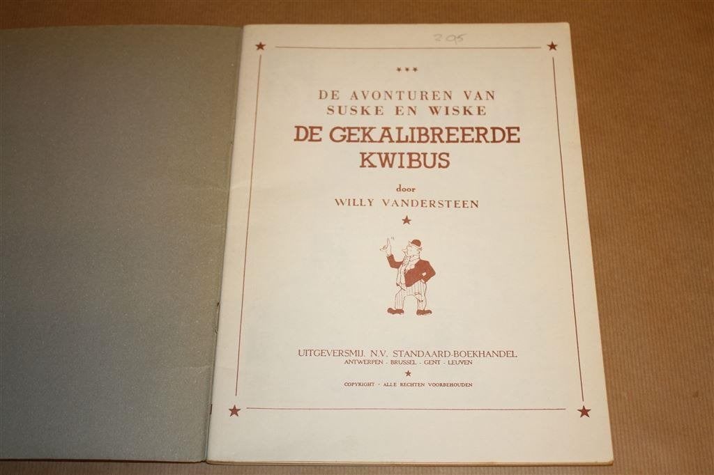 Suske en Wiske. De gekalibreerde kwibus. Strip Klassiek., Eén stripboek, Ophalen of Verzenden, Gelezen