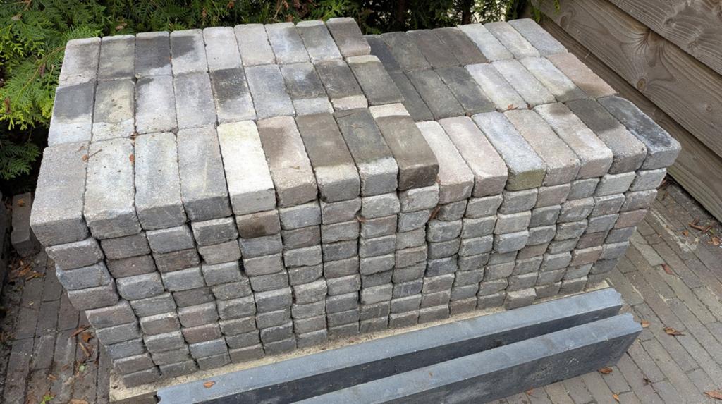 5,7m2 waaltjes Oud Drachten getrommeld 20x5x7cm NIEUW, Ophalen, Klinkers, Nieuw, 5 tot 10 m²