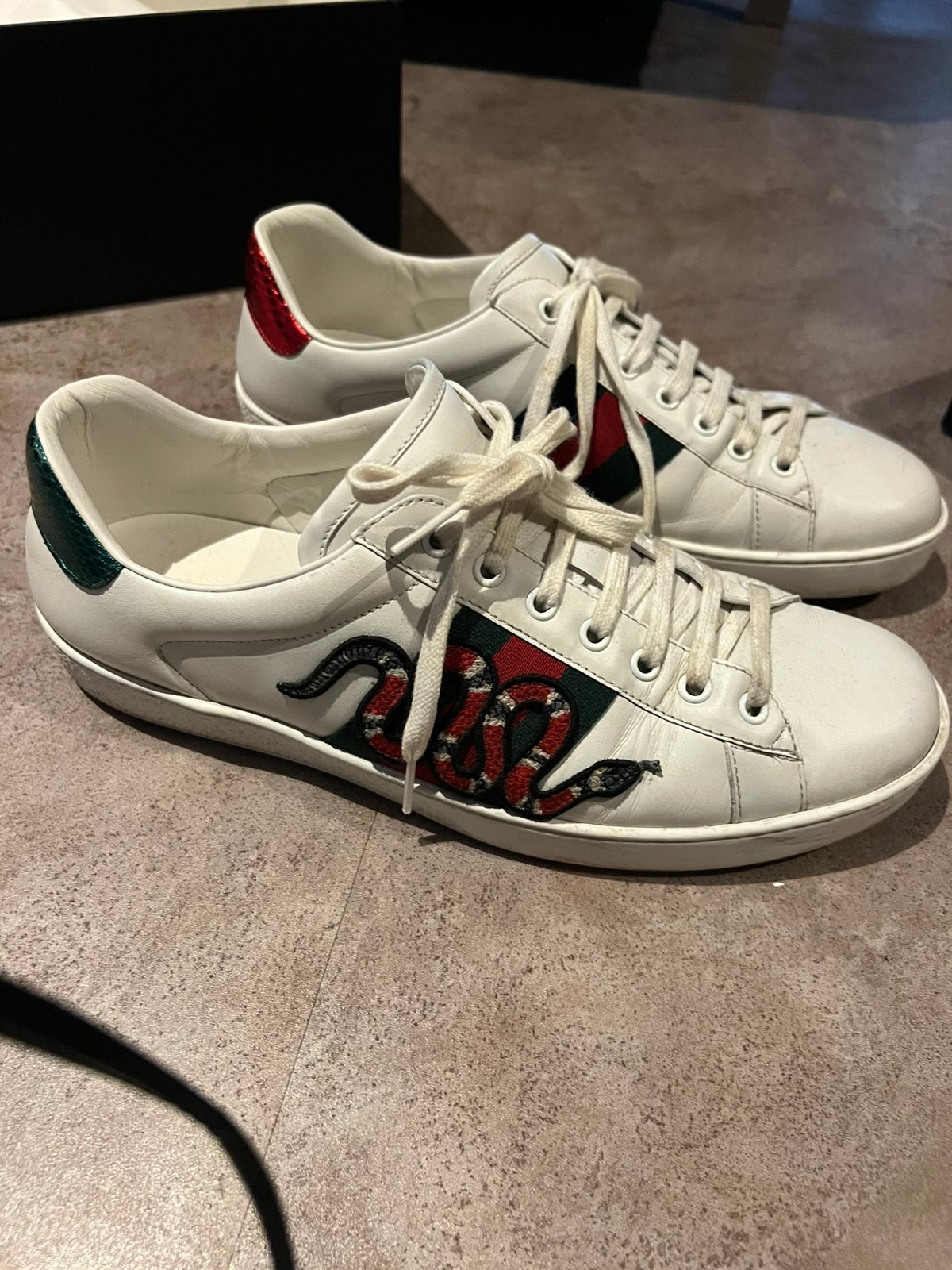 GUCCI sneakers maat 9 43 origineel, Wit, Ophalen of Verzenden, Sneakers of Gympen, Zo goed als nieuw