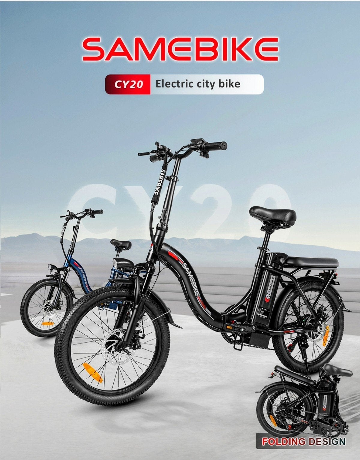 Elektrische vouwfiets met lage instap. Nieuw, Ophalen, 20 inch of meer, Versnellingen, Nieuw