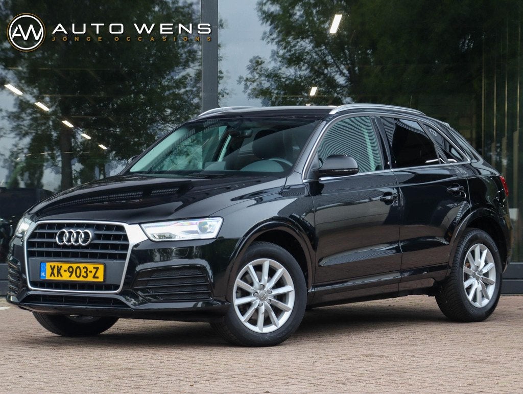 Audi Q3 1.4 TFSI 150pk Design Pro Line Plus Automaat | Trekh, 4 cilinders, 150 pk, Zwart, SUV of Terreinwagen
