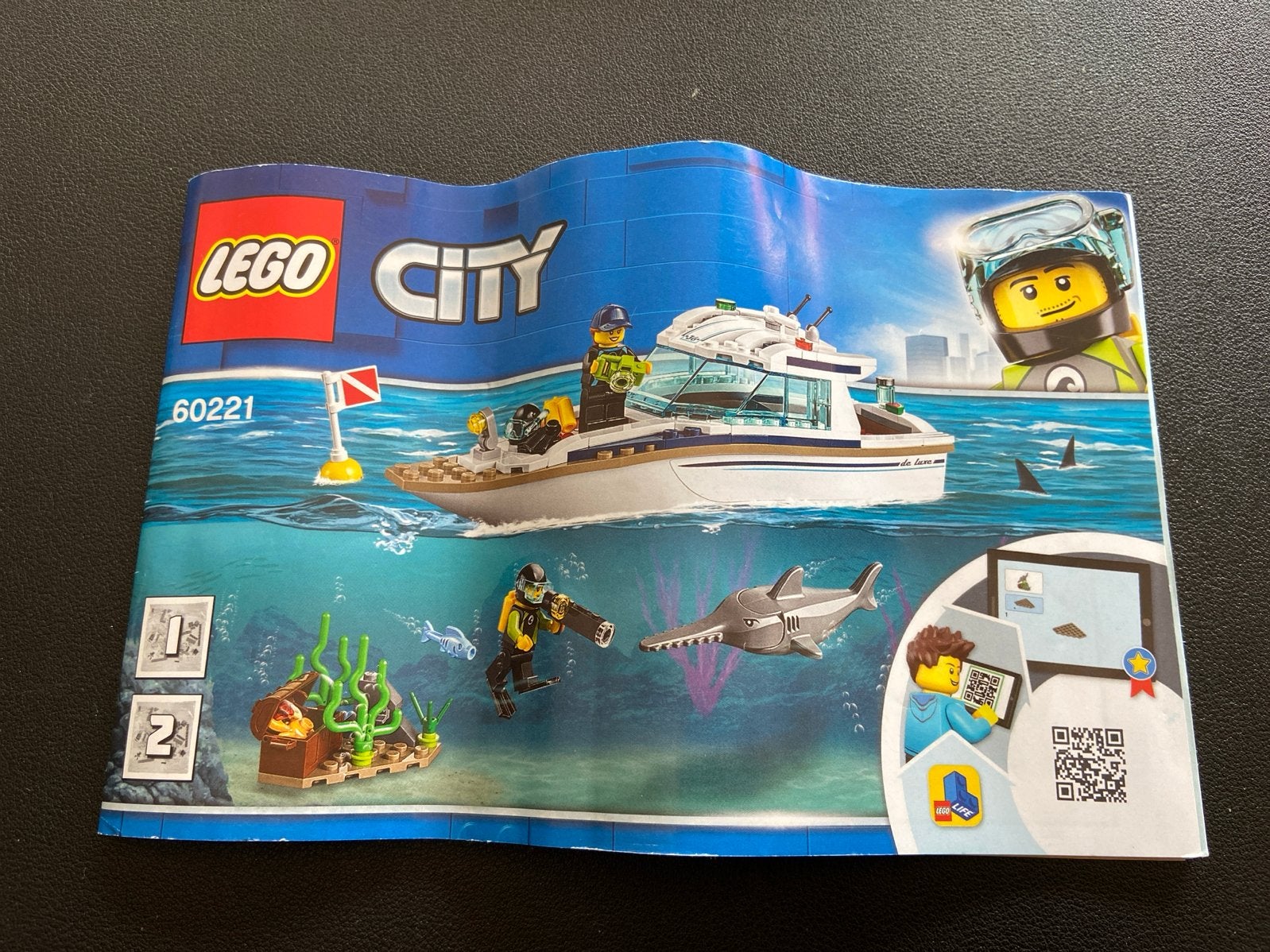 Lego City 60221 Duikjacht - Zo goed als nieuw, Kinderen en Baby's, City, Lego, Ophalen of Verzenden, Zo goed als nieuw