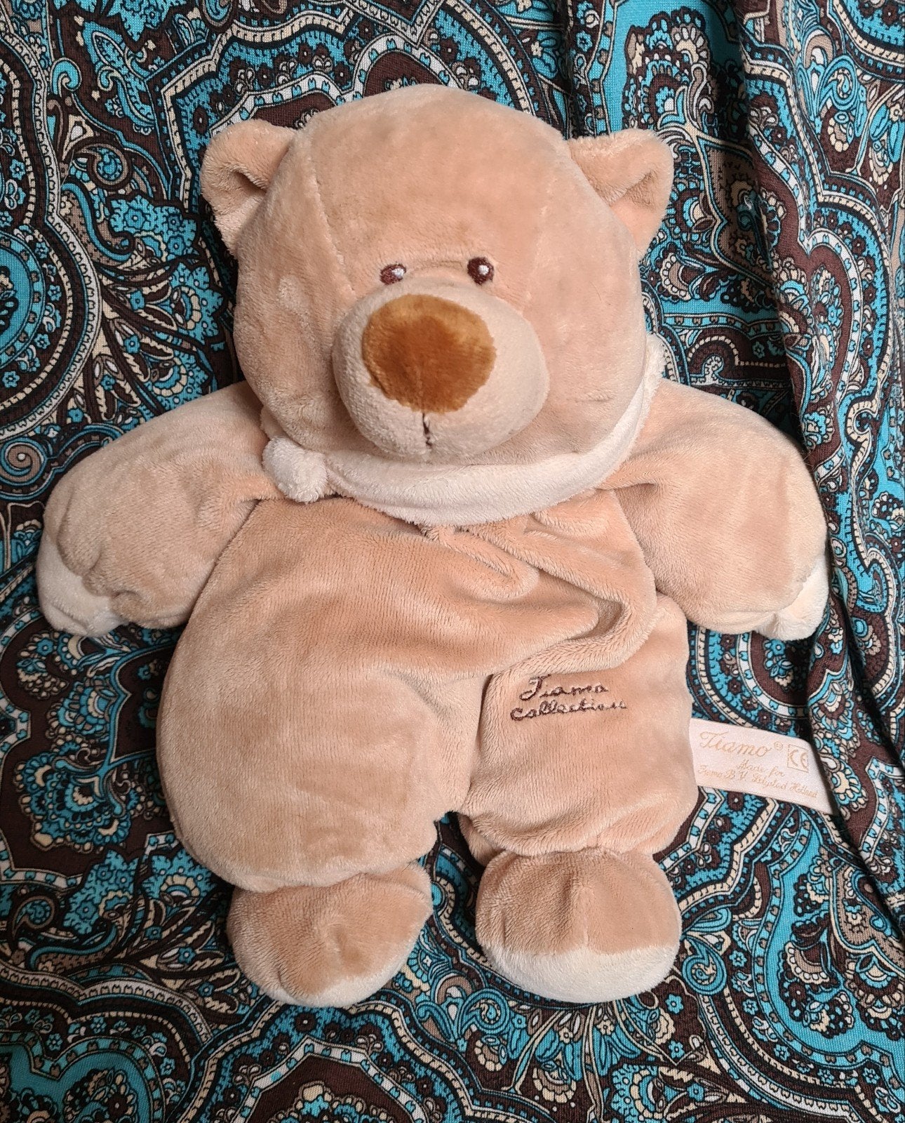 Tiamo knuffels: hond, beer en koe, Middelgroot (20 tot 80 cm), Tiamo, Beige, Hond