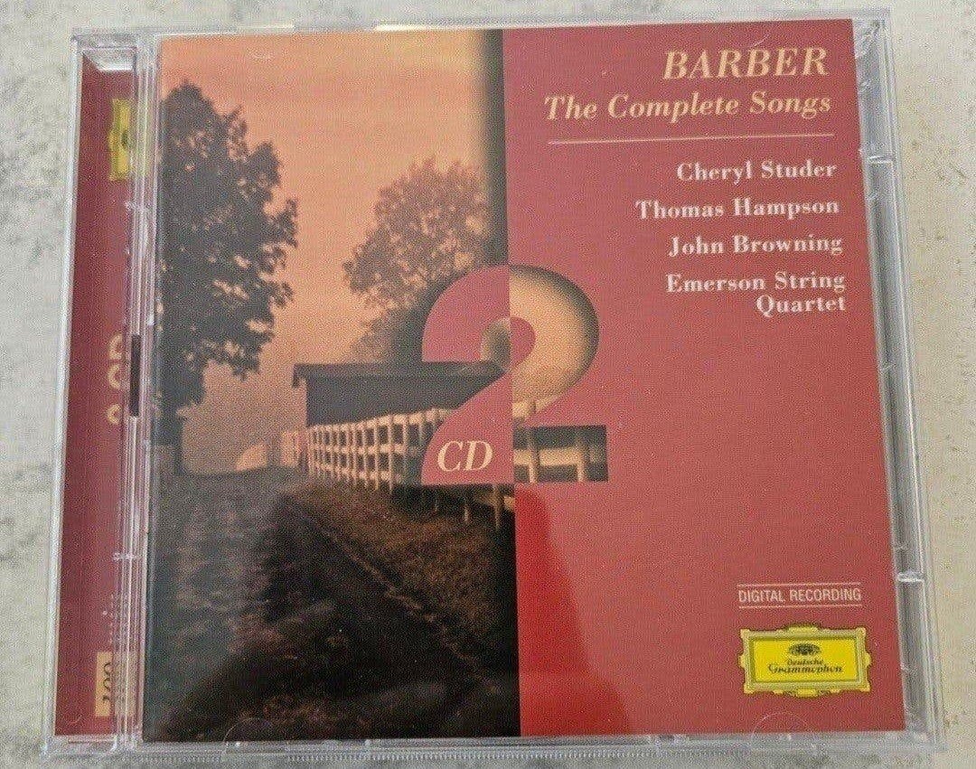 Barber - The Complete Songs (2-cd-set), Ophalen of Verzenden, Romantiek, Zo goed als nieuw
