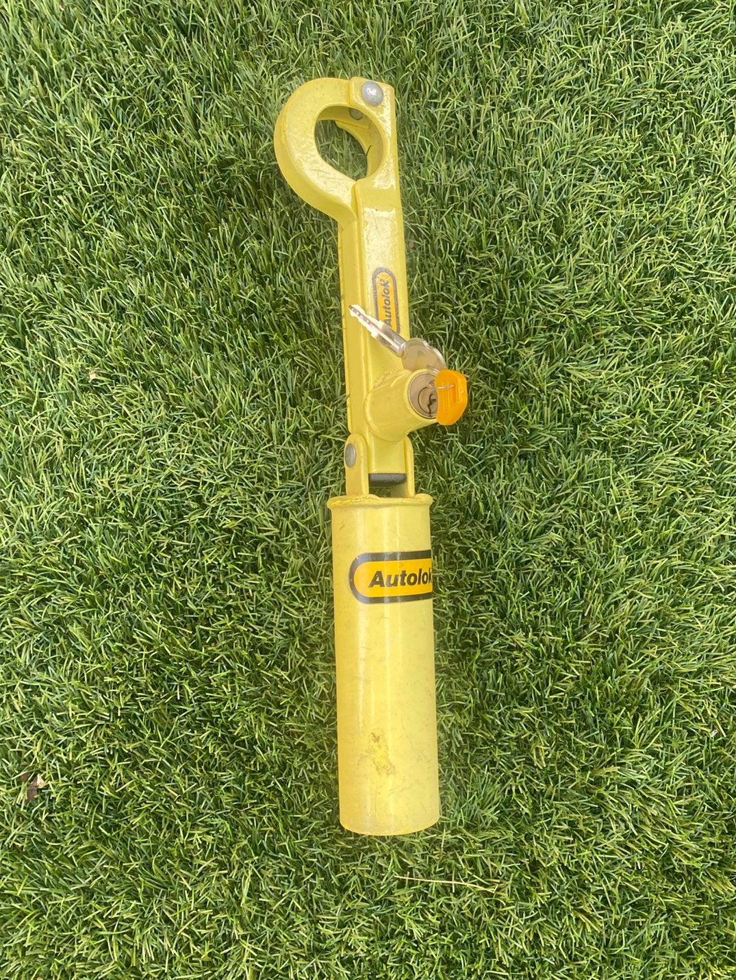 Autolok antidiefstalslot handrem-versnellingspook, Ophalen of Verzenden, Gebruikt