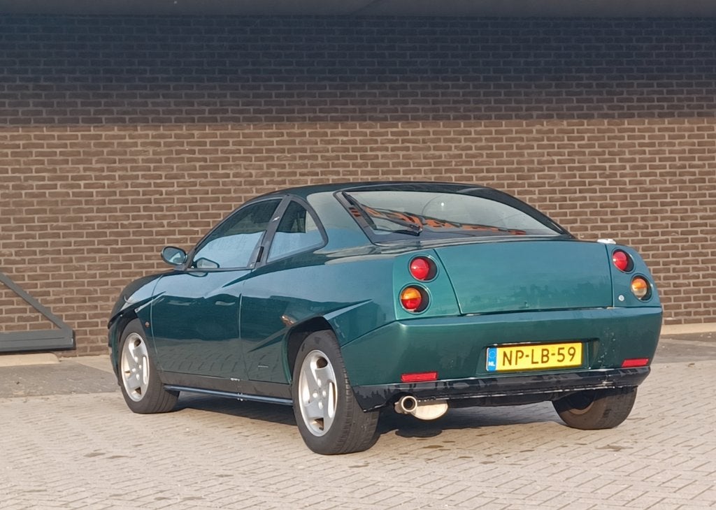 Fiat Coupe 2.0 16V E2 1996 Groen, Auto's, Voorwielaandrijving, Stof, 1995 cc, 1225 kg