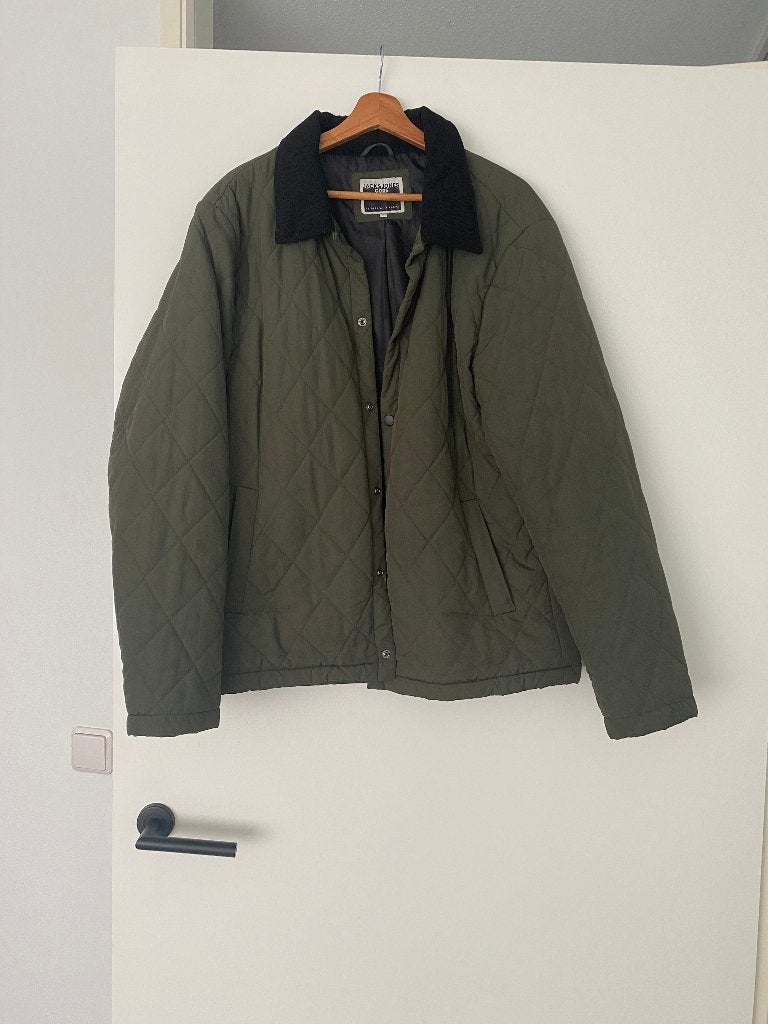 Jas Jack & Jones, Ophalen, Maat 56/58 (XL), Gedragen, Groen