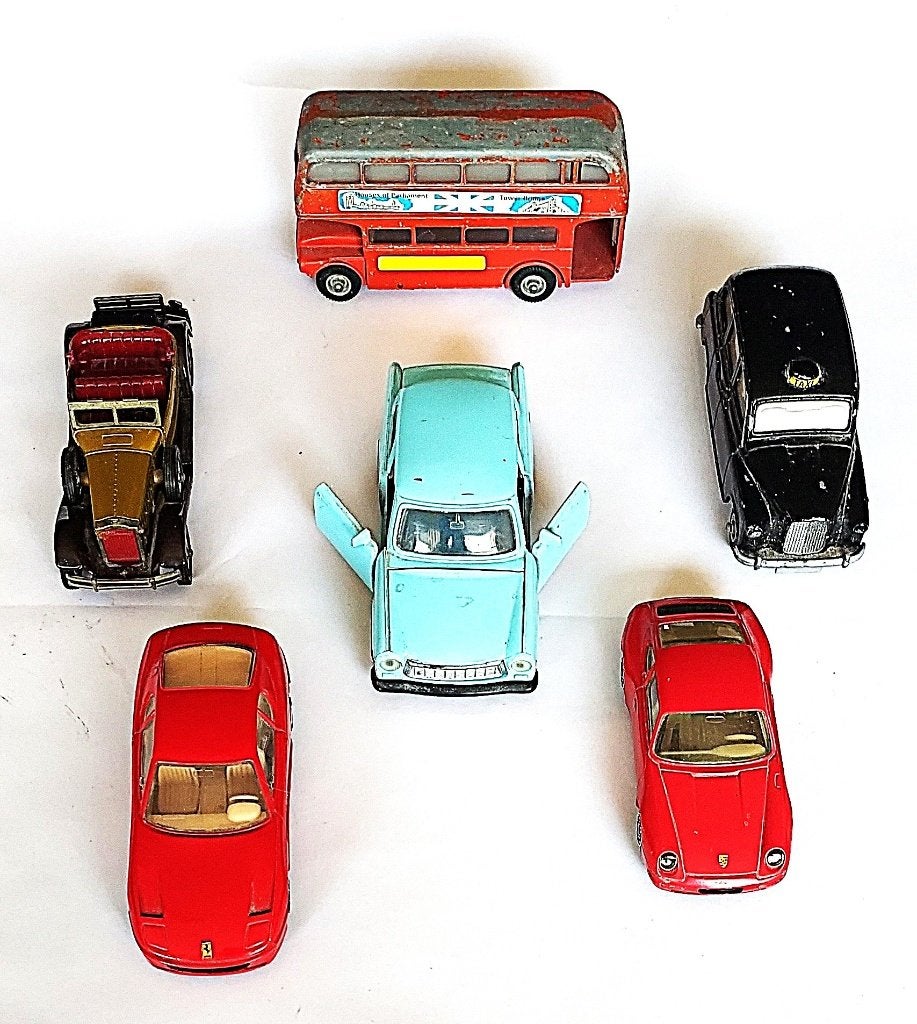 Dinky toy 6 stuks, Ophalen of Verzenden, Gebruikt, Auto, Matchbox