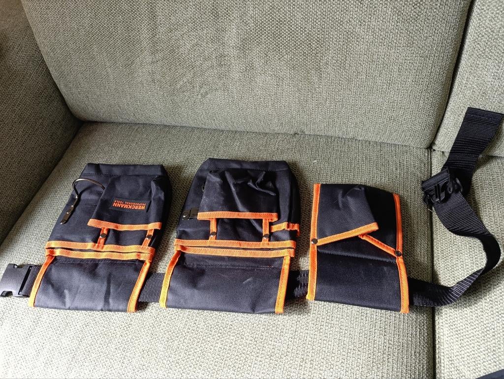 Gereedschapsriem met 3 zakken - Werckmann, Ophalen