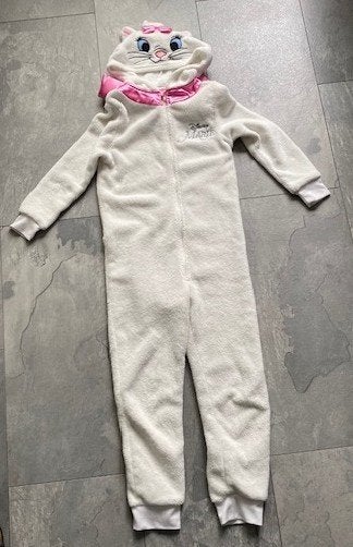 Onesie van Disney, met Marie print, mt 122/128 (qwe), Nacht- of Onderkleding, Gebruikt, Meisje, H&M