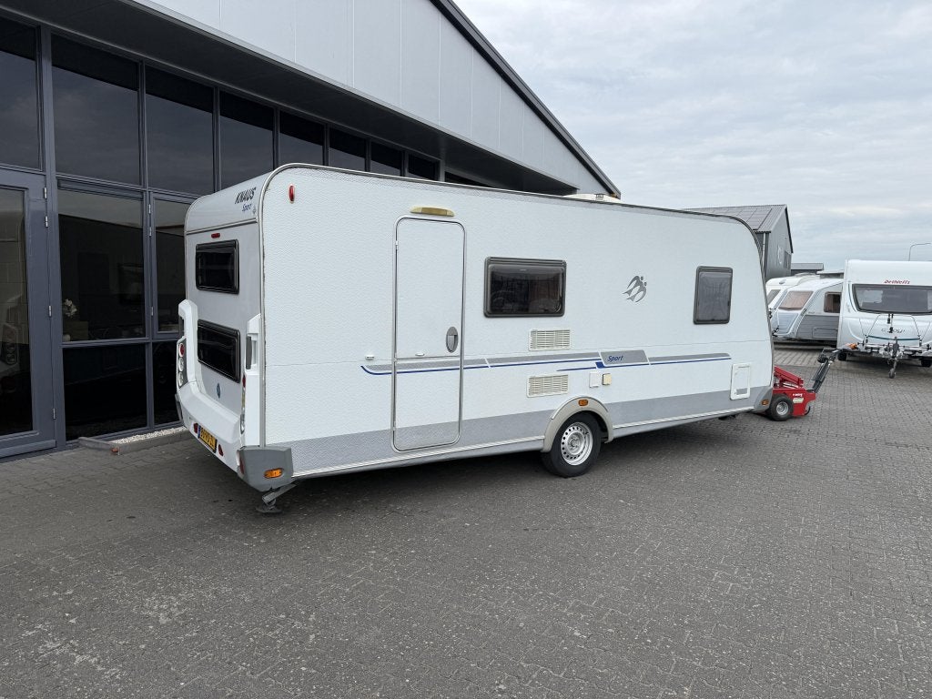 Knaus Sport 500 FDK Fransbed + Zit + Stapelbed Tent + Luifel, Caravans en Kamperen, Bedrijf, Treinzit, Knaus, 1000 - 1250 kg