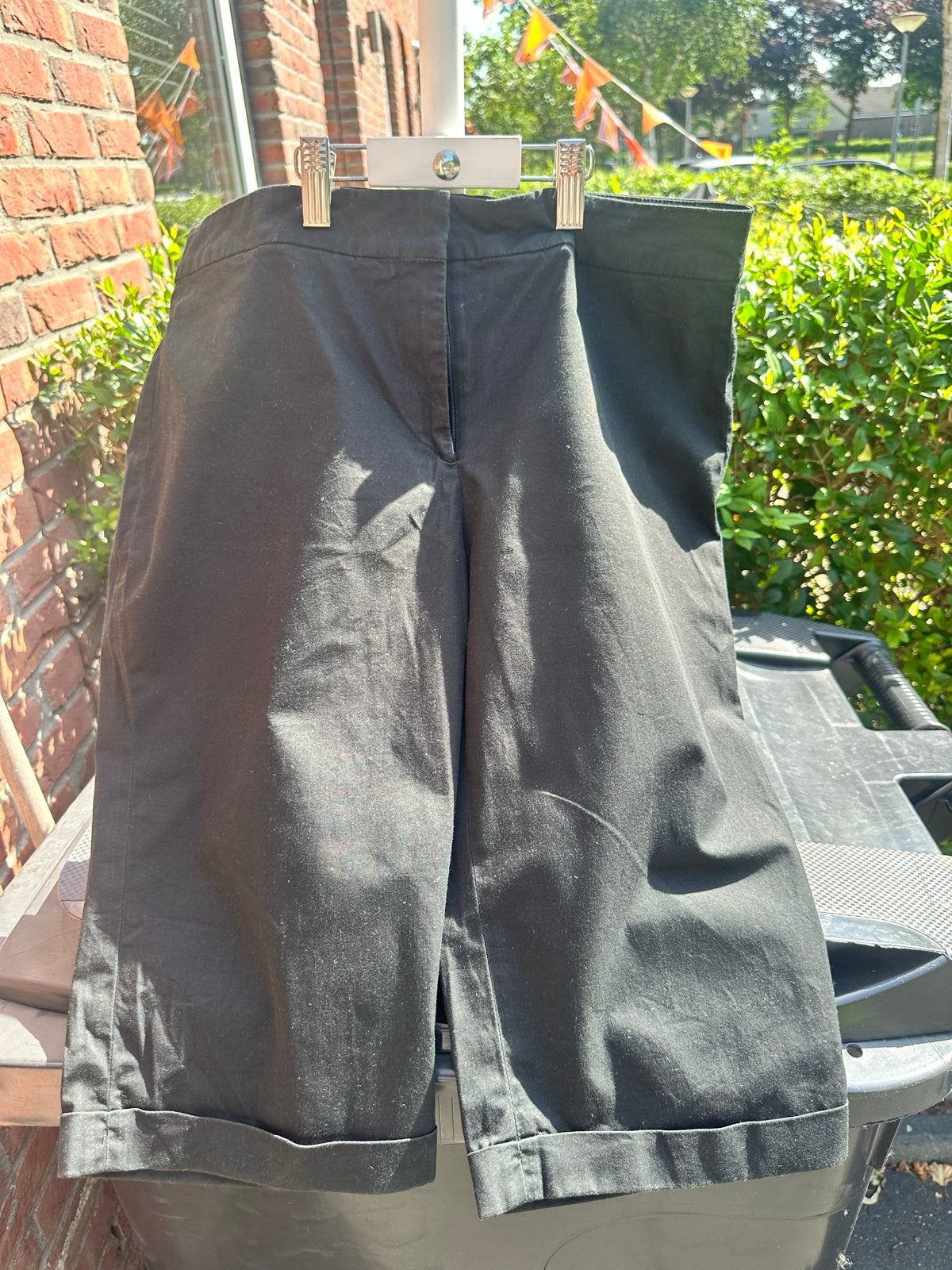 Burberry London Bermerton Driekwart Broek Zwart Maat 38/40 (, Kleding | Dames, Maat 38/40 (M), Zwart, Ophalen of Verzenden, Driekwart
