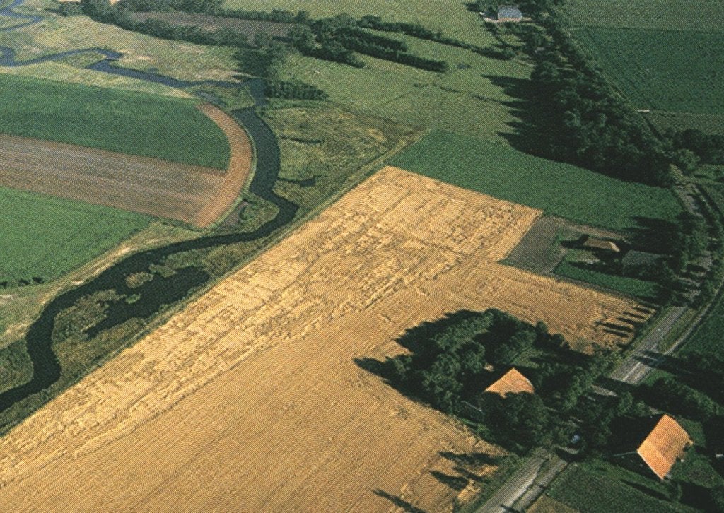 988211 Westerwolde Groningen Beekdal Gelopen mt mooie  zegel, Ophalen of Verzenden, 1980 tot heden, Gelopen, Groningen