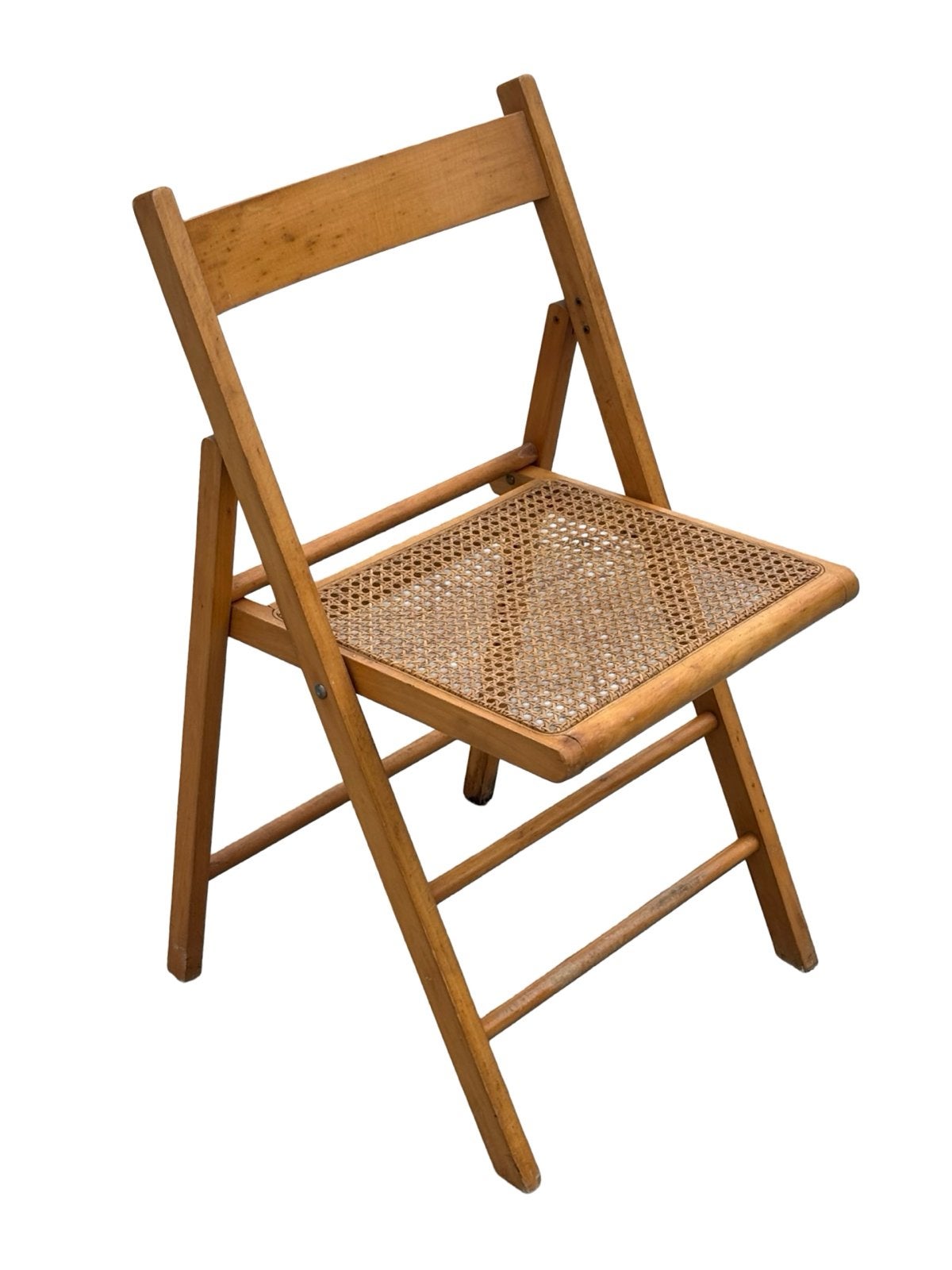 Vintage klapstoel met webbing zitting - Jaren '70, Ophalen of Verzenden
