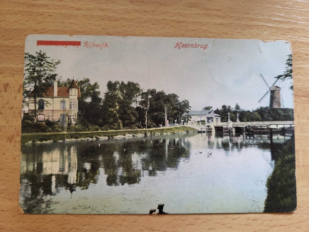 ansicht RIJSWIJK Hoornbrug, Verzamelen, Ophalen of Verzenden, Voor 1920, Zuid-Holland