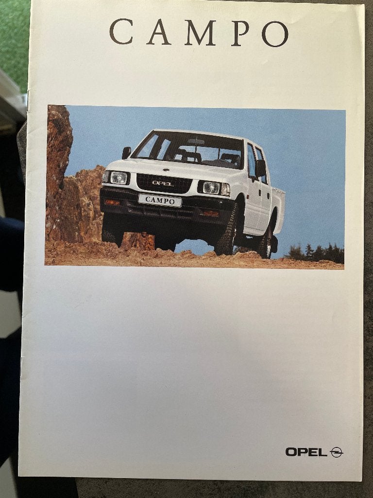 Folder van Opel Campo, 1994, Ophalen of Verzenden, Nieuw, Opel