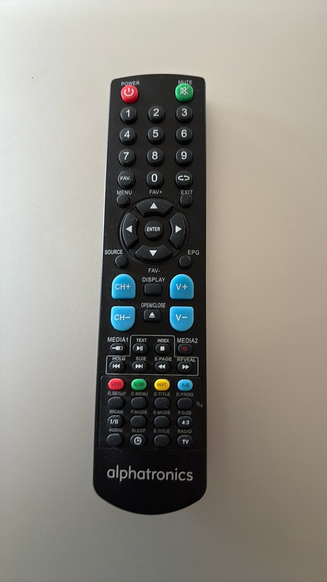 Nieuwe alphatronics afstandsbediening., Ophalen of Verzenden, Nieuw, Tv