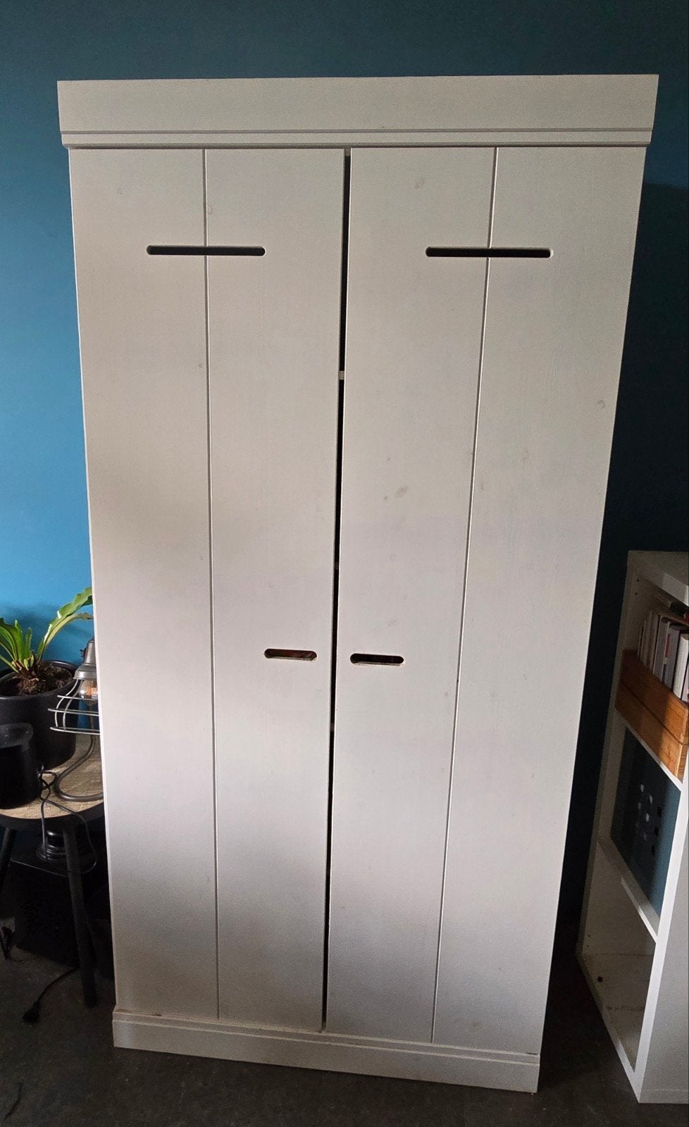 MET SPOED WEG: Witte Kast van Karwei, Huis en Inrichting, Ophalen, 200 cm of meer, Modern, Functioneel, 50 tot 100 cm