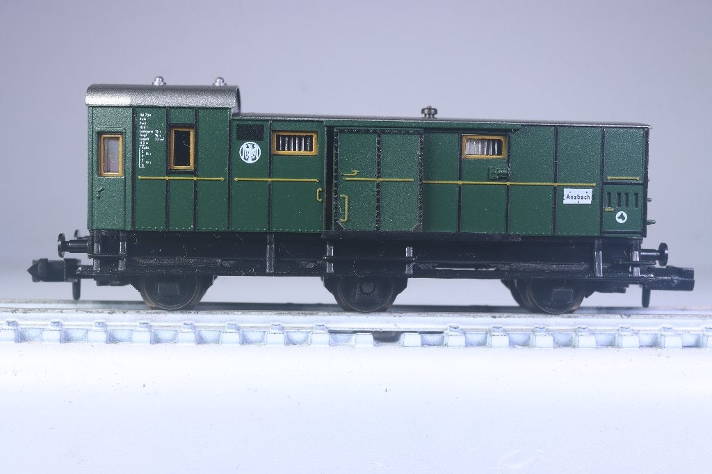 Bagagewagen type Pw3 Pr 11, groen, DRG, Overige merken, Gelijkstroom, Ophalen of Verzenden, Nieuw