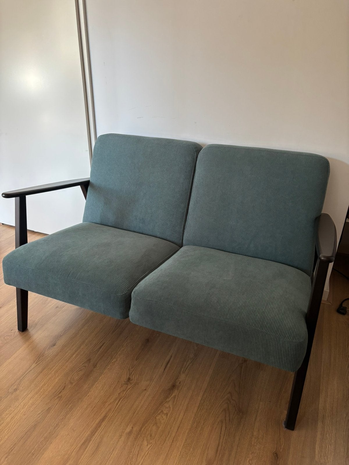 Blauwe bank Ikea Ekenäset, Ophalen, Tweepersoons, 75 tot 100 cm, Zo goed als nieuw