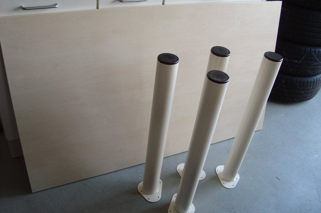 Tafel 140x80 houtmotief Zie foto's, Huis en Inrichting, Tafels | Eettafels, Ophalen, Gebruikt, 50 tot 100 cm, 100 tot 150 cm