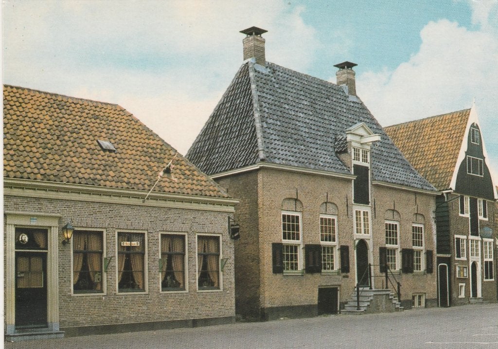 DE RIJP Jan Boonplein met Museum In 't Houten Huis, Verzenden, 1960 tot 1980, Ongelopen, Noord-Holland