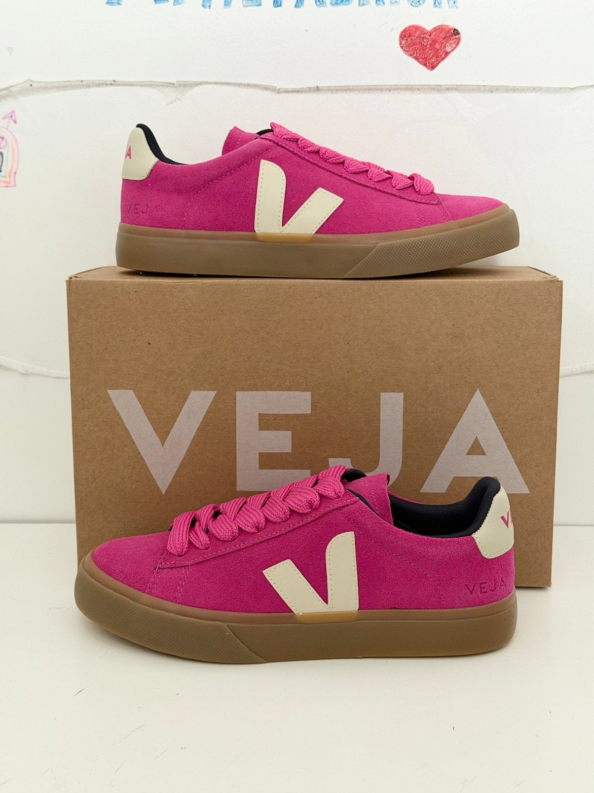 [Nieuw] VEJA Campo suede dames sneakers maat 38, Kleding | Dames, Schoenen, Nieuw, Ophalen of Verzenden, Sneakers of Gympen, Roze