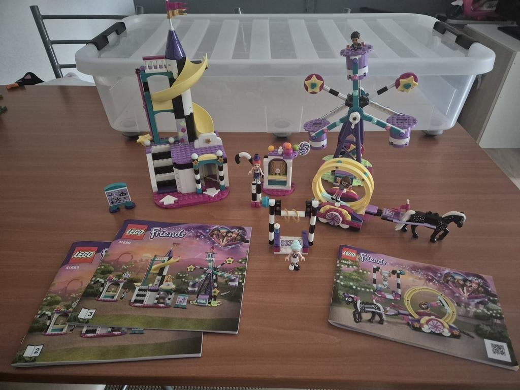 LEGO Friends Kermisattracties (41689 & 41686), Ophalen, Zo goed als nieuw, Overige merken