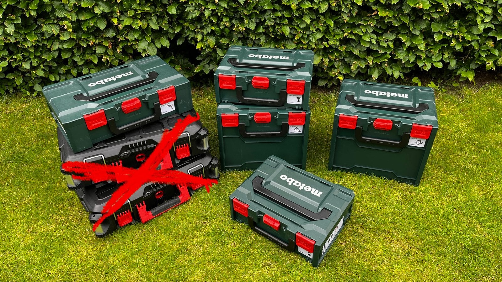 Metabo Metabox nieuw! 2x 340 / 2x 145 / 1x 165, Ophalen of Verzenden, Nieuw