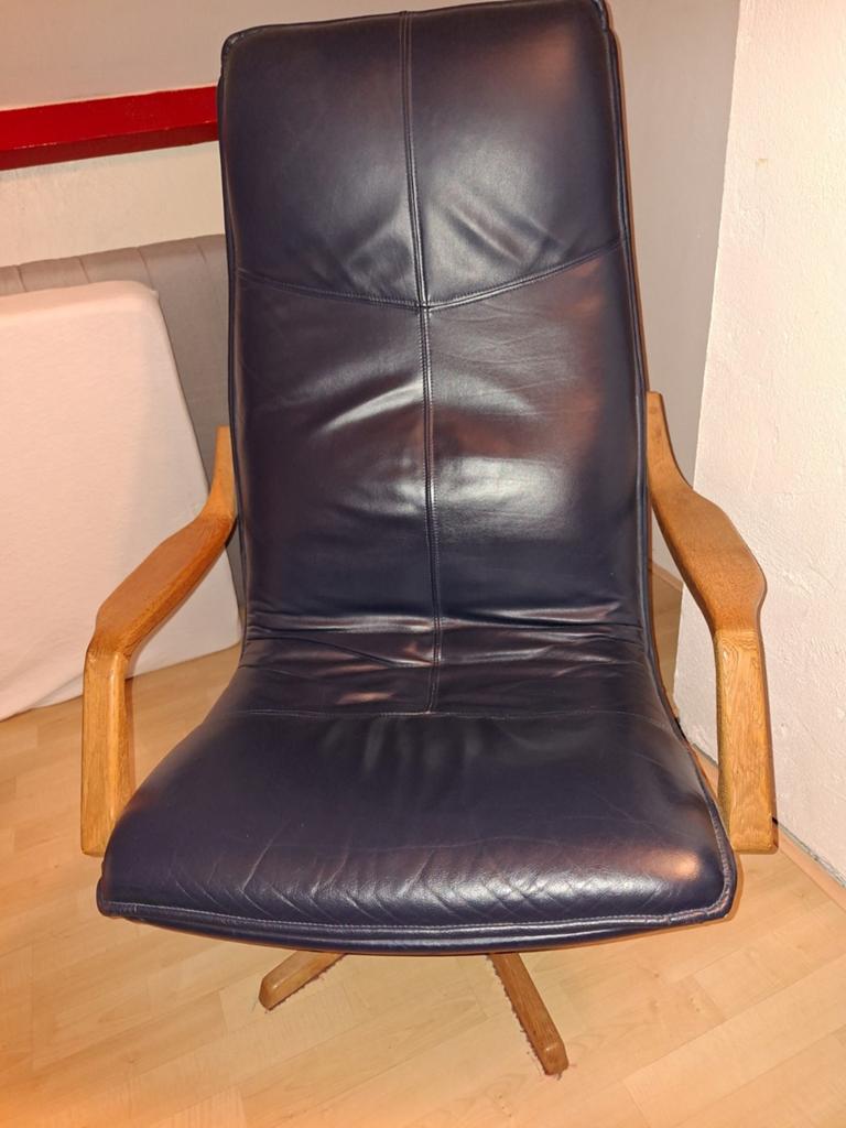 Vintage vd Berg draai fauteuil, Ophalen
