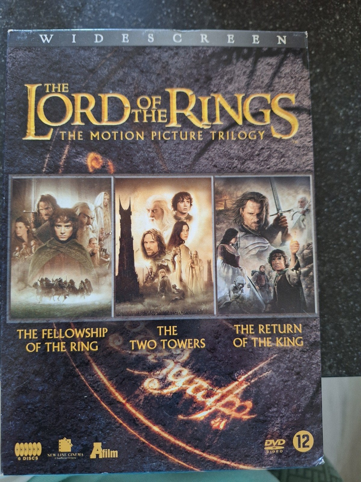3 dvd box lord of the rings 6 dvd s, Verzamelen, Lord of the Rings, Ophalen of Verzenden, Gebruikt, Overige typen